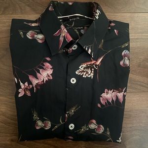 Men’s Navy Floral Dress Shirt